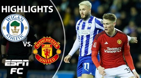 ✅ 4TH ROUND BOUND ✅ Wigan vs. Manchester United | FA Cup Highlights | ESPN FC