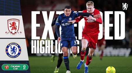 Middlesbrough 1-0 Chelsea | EXTENDED Highlights | Carabao Cup Semi-Final 1st Leg 23/24