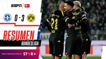 ¡LOS NEGRIAMARILLOS GOLEARON A DOMICILIO EN LA BUNDESLIGA! | Darmstadt 0-3 B. Dortmund | RESUMEN