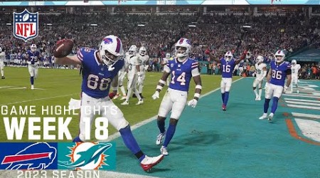 Buffalo Bills vs. Miami Dolphins | 2023 Week 18 Game Highlights