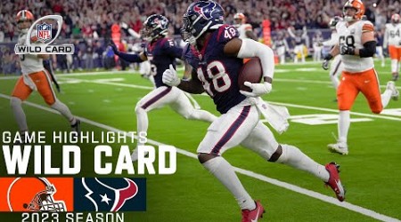 Cleveland Browns vs. Houston Texans Game Highlights | NFL 2023 Super Wild Card Weekend