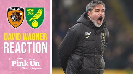 David Wagner Reaction | Hull City 1-2 Norwich City | The Pink Un