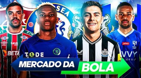 NEWCASTLE PROCURA DYBALA, OSIMHEN alvo 1 do CHELSEA, LODI FECHANDO com AL-HILAL, TERANS no FLU e+