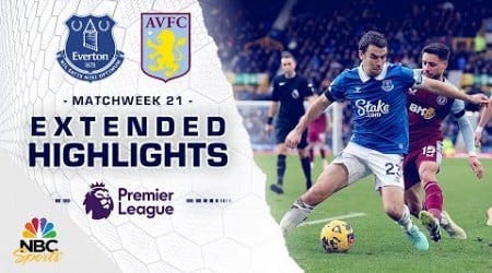 Everton v. Aston Villa | PREMIER LEAGUE HIGHLIGHTS | 1/14/2024 | NBC Sports