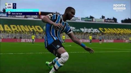 Gol de Everton Galdino | Ypiranga x Grêmio | PES 2023 (BMPES) | Gaúcho 2024