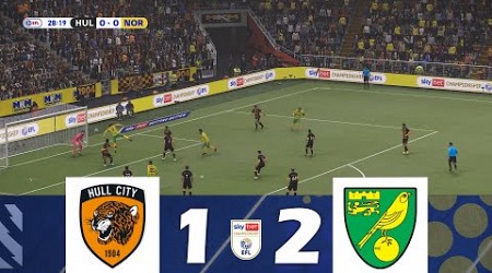 Hull City vs. Norwich City [1-2] | EFL Championship 2023/24 | Match Highlights !