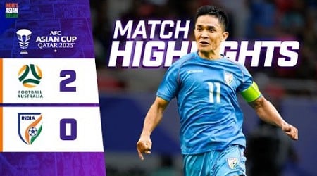 Match Highlights | AFC Asian Cup 2023 | Group stage | Australia 2-0 India