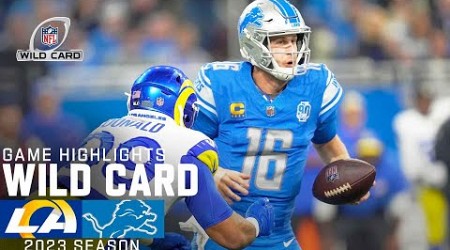 Los Angeles Rams vs. Detroit Lions Game Highlights | NFL 2023 Super Wild Card Weekend