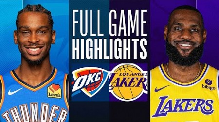 THUNDER at LAKERS | FULL GAME HIGHLIGHTS | January 15, 2024