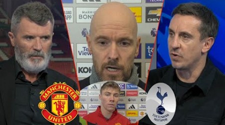 Gary Neville And Roy Keane React To Man United&#39;s Unfortunate Draw | Erik ten Hag &amp; Hojlund Interview