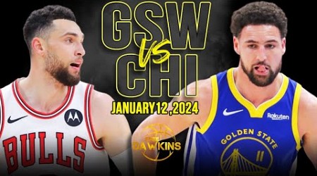 Golden State Warriors vs Chicago Bulls Full Game Highlights | January 12, 2024 | FreeDawkins