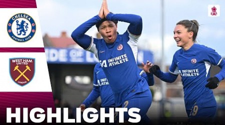 Chelsea vs West Ham United | Highlights | Adobe Women&#39;s FA Cup 14-01-2024