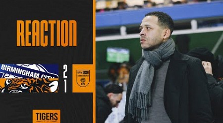 Birmingham City 2-1 Hull City | Liam Rosenior&#39;s Reaction | Emirates FA Cup 3rd Round Replay