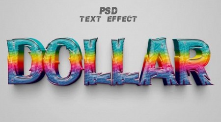 3D Text Effect Photoshop | Part 19