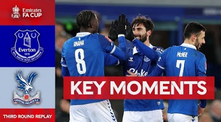 Everton v Crystal Palace | Key Moments | Third Round Replay | Emirates FA Cup 2023-24