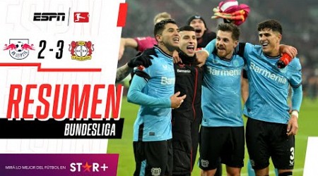 ¡HINCAPIÉ FUE EL HÉROE EN LA ÚLTIMA Y EL LÍDER SE ALEJA! | Leipzig 2-3 B. Leverkusen | RESUMEN