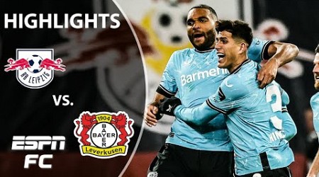 RB Leipzig vs. Bayer Leverkusen | Bundesliga Highlights | ESPN FC