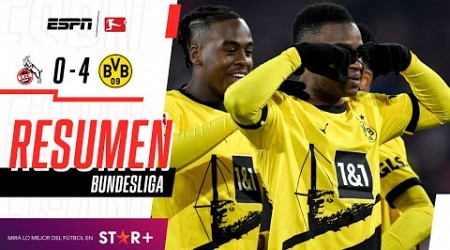 ¡LOS NEGRIAMARILLOS GOLEARON Y QUIEREN DAR PELEA EN LA BUNDES! | Colonia 0-3 B. Dortmund | RESUMEN