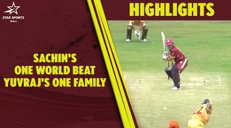 Alviro Petersen Guides Sachin&#39;s One World Team to Victory | One Family One World Cup Highlights