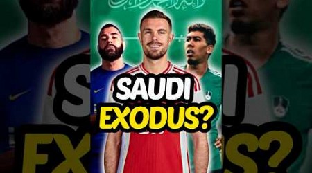 Saudi Football’s Mass Exodus? 