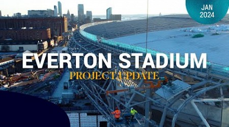 ROOF CLADDING BEGINS! | Everton Stadium project update