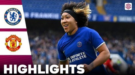 Chelsea vs Manchester United | Highlights | FA Women&#39;s Super League 21-01-2024