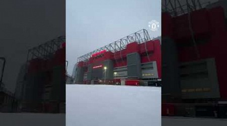 Old Trafford In The Snow 