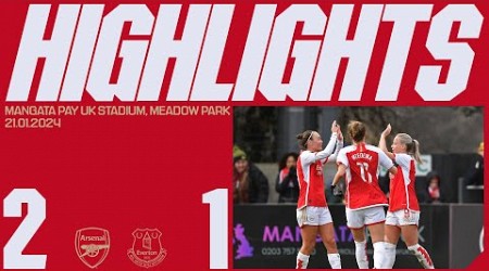 HIGHLIGHTS | Arsenal vs Everton (2-1) | WSL | Foord &amp; Mead give us all three points!