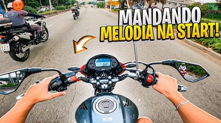 MANDANDO MELODIA NA START 160 COM O ESCAPAMENTO DE LATA ,NAQUELE MODELO