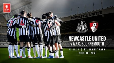 LIVE | Newcastle United U18s v AFC Bournemouth