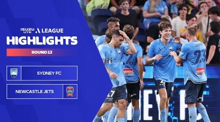 Sydney FC v Newcastle Jets - Highlights | Isuzu UTE A-League 2023-24 | Round 13