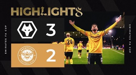 Wolves fight back in cup classic | Wolves 3-2 Brentford | Highlights