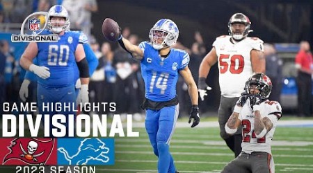 Tampa Bay Buccaneers vs. Detroit Lions Game Highlights | NFL 2023 Divisional Round