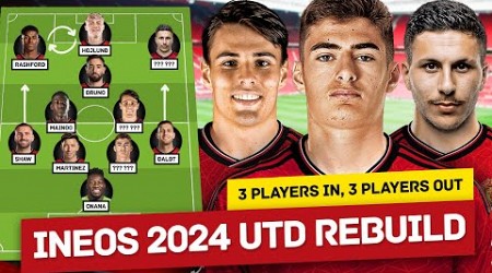 Manchester United&#39;s 2024 INEOS Rebuild: 3 Players IN, 3 Players OUT