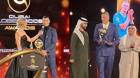 Cristiano Ronaldo, Haaland,Pep Guardiola Global Soccer Awards Ceremony 2024