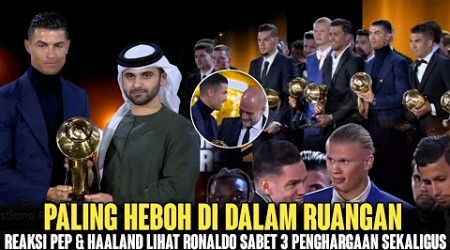 HORMAT PADA GOAT❗Tangis Haru Para Pemain Man City Satu Panggung Dengan Ronaldo 