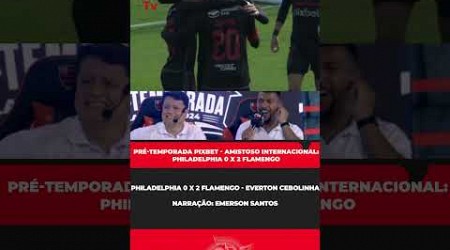 Confira o gol do Everton Cebolinha na partida amistosa entre Philadelphia Union e Flamengo #flatv