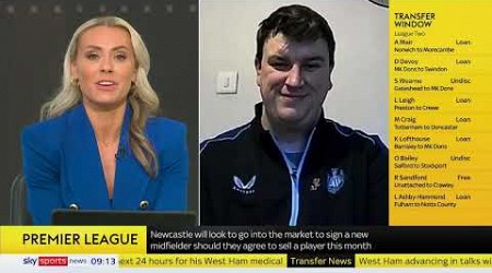 Trippier and Almiron to leave Newcastle this window? We’re on Sky Sports News LIVE!