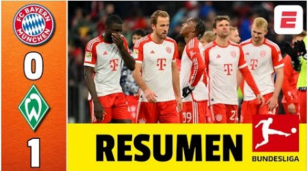 SORPRESA EN EL ALLIANZ ARENA Bayern Munich cayó ante Werder. Leverkusen más que líder | Bundesliga