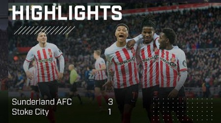 Ba Shines In Win | Sunderland AFC 3 - 1 Stoke City | EFL Championship Highlights