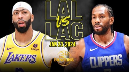 Los Angeles Lakers vs Los Angeles Clippers Full Game Highlights | January 23, 2024 | FreeDawkins