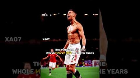 When Ronaldo Used To Carried Man United