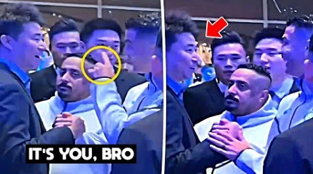 Cristiano Ronaldo Met his Former Man United Teammate Dong Fangzhuo in China 