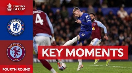 Chelsea v Aston Villa | Key Moments | Fourth Round | Emirates FA Cup 2023-24