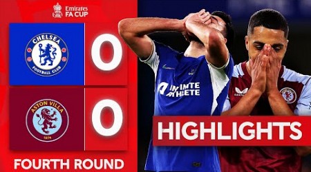 Goalless At Stamford Bridge | Chelsea 0-0 Aston Villa | Highlights | Emirates FA Cup 2023-24