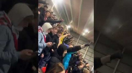 hull city fans singing at the stadium of light sunderland