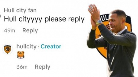 Hull City Replied To My Comment *new vid ideas