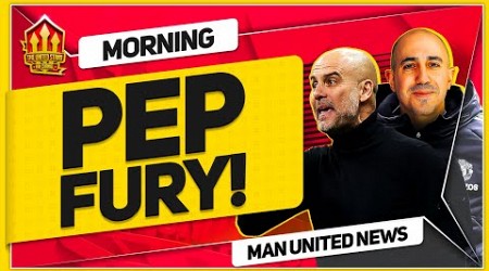 Pep FURIOUS at Berrada Exit! Late Big Transfer Exit? Man Utd Transfer News