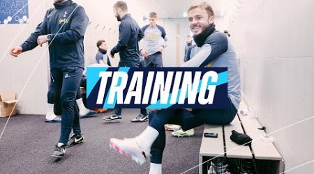 JAMES MADDISON RETURNS TO TOTTENHAM HOTSPUR TRAINING