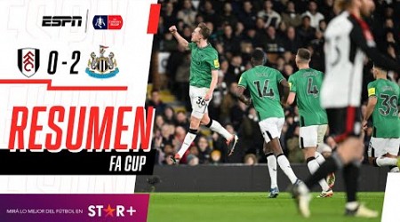 ¡LAS URRACAS DERROTARON A LOS WHITES Y SE METIERON EN OCTAVOS! | Fulham 0-2 Newcastle | RESUMEN